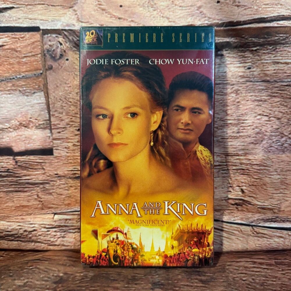 Anna and the King VHS 1999 Jodie Foster Chow Yun-Fat Premiere Series Bonus